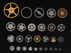 Gears Set v 3 3D 모델