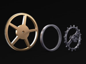 Gears Set v 3 3D 모델