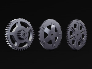 Gears Set v 3 3D 모델