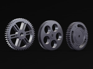 Gears Set v 3 3D 모델
