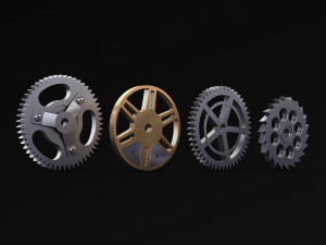 Gears Set v 3 3D 모델