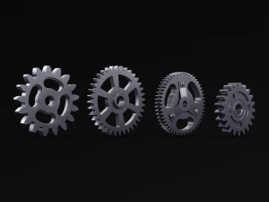 Conjunto de engrenagens v 3 Modelo 3D