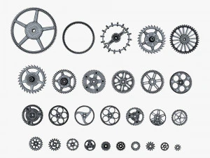 Conjunto de engrenagens v 3 Modelo 3D