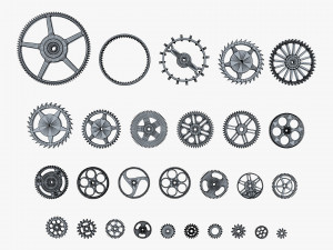 Gears Set v 3 3D 모델