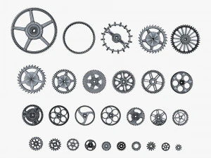 Conjunto de engrenagens v 3 Modelo 3D