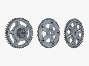 Gears Set v 3 3D 모델