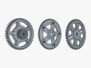 Conjunto de engrenagens v 3 Modelo 3D