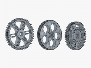 Gears Set v 3 3D 모델