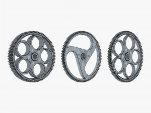 Conjunto de engrenagens v 3 Modelo 3D