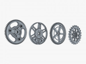 Gears Set v 3 3D 모델
