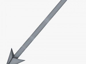 Poseidon Trident of Ukrainian Emblem M 1 Modello 3D