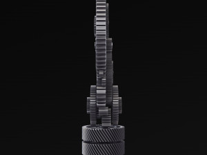 Light Bulb With Gears M 1 3D Model