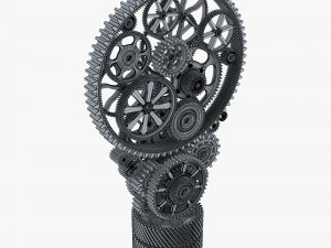 Light Bulb With Gears M 1 3D Model
