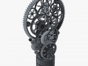 Light Bulb With Gears M 1 3D Model