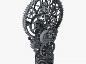 Light Bulb With Gears M 1 3D Model