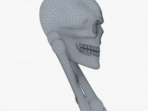 Pirate Skull Bones M 1 Modèle 3D