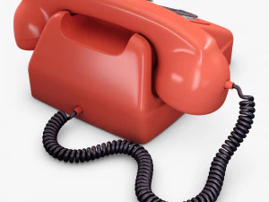 Retro Telephone M 2 3D Model