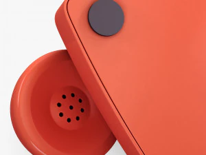 Retro Telephone M 2 3D Model