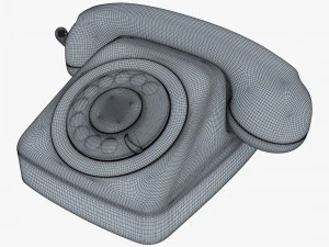Retro Telephone M 2 3D Model