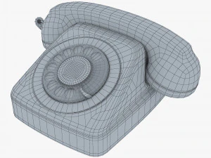 Retro Telephone M 2 3D Model