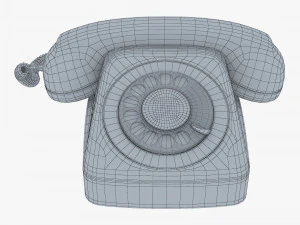Retro Telephone M 2 3D Model