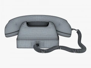 Retro Telephone M 2 3D Model