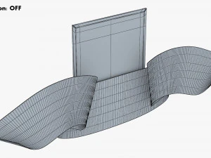 Ukraine State Emblem Flag M 1 3D Model