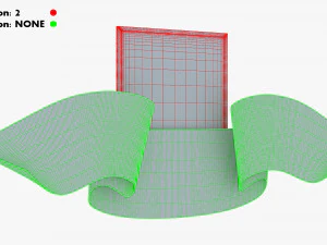 Ukraine State Emblem Flag M 1 3D Model