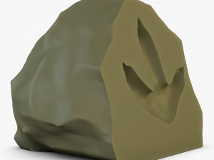 Petrified Imprint 3D Model