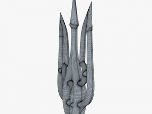 Stylized Ukrainian Tryzub M 2 Modelo 3D