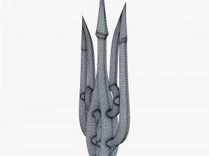 Tryzub ucraniano estilizado M 2 Modelo 3D