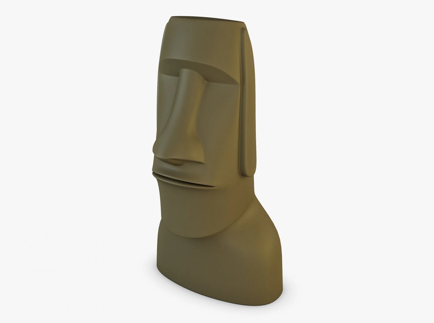Est&aacute;tuas Moai V 1 Modelo 3D .c4d .max .obj .3ds .fbx .stl .blend 