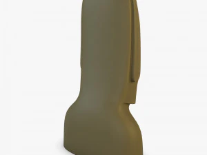 Est&aacute;tuas Moai V 1 Modelo 3D