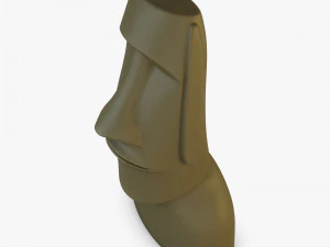 Est&aacute;tuas Moai V 1 Modelo 3D