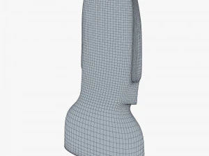Est&aacute;tuas Moai V 1 Modelo 3D