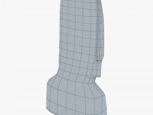 Est&aacute;tuas Moai V 1 Modelo 3D