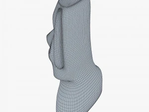 Est&aacute;tuas Moai V 1 Modelo 3D