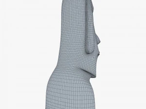 Est&aacute;tuas Moai V 1 Modelo 3D