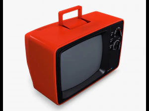 TV retr&ocirc; gen&eacute;rica M 1 Modelo 3D