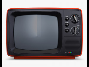 Generic Retro TV M 1 3D Модель