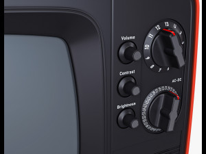 Generic Retro TV M 1 3D Модель