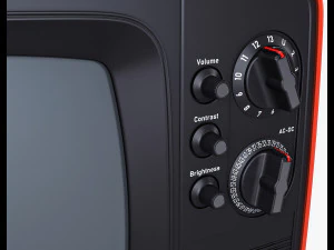 TV retr&ocirc; gen&eacute;rica M 1 Modelo 3D