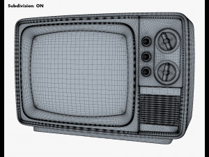 Generic Retro TV M 1 3D Модель