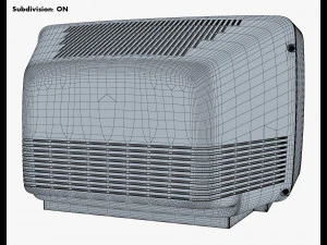 TV retr&ocirc; gen&eacute;rica M 1 Modelo 3D