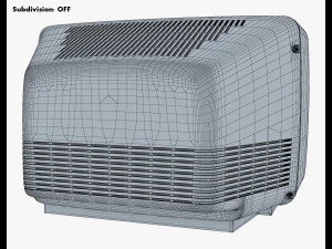 TV retr&ocirc; gen&eacute;rica M 1 Modelo 3D