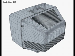TV retr&ocirc; gen&eacute;rica M 1 Modelo 3D