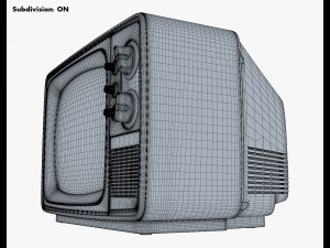 Generic Retro TV M 1 3D Модель