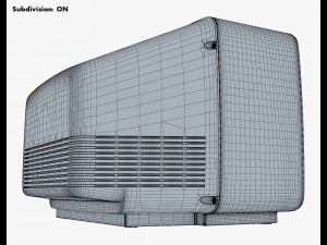 TV retr&ocirc; gen&eacute;rica M 1 Modelo 3D