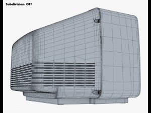 Generic Retro TV M 1 3D Модель