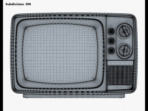 Generic Retro TV M 1 3D Модель